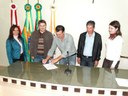Câmara Municipal de Liberato Salzano, nomeia servidor aprovado em concurso público.