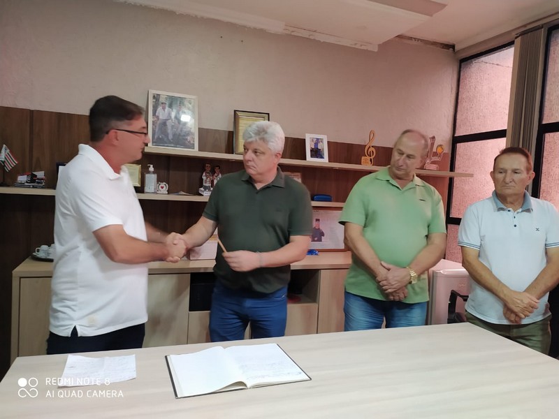 Presidente da Câmara Municipal de Vereadores Ideno Sperandio, assume o Poder Executivo de Liberato Salzano