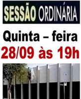 PRÓXIMA SESSÃO ORDINÁRIA