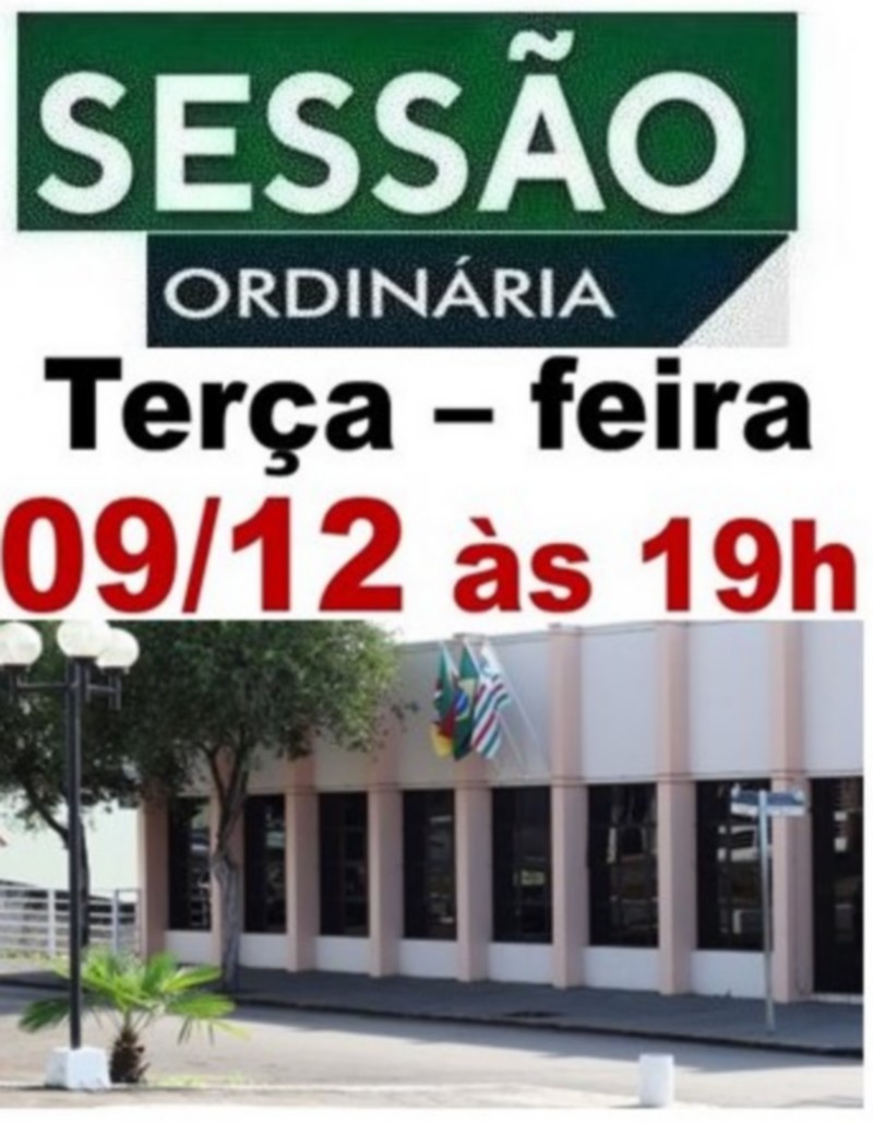 PRÓXIMA SESSÃO ORDINÁRIA