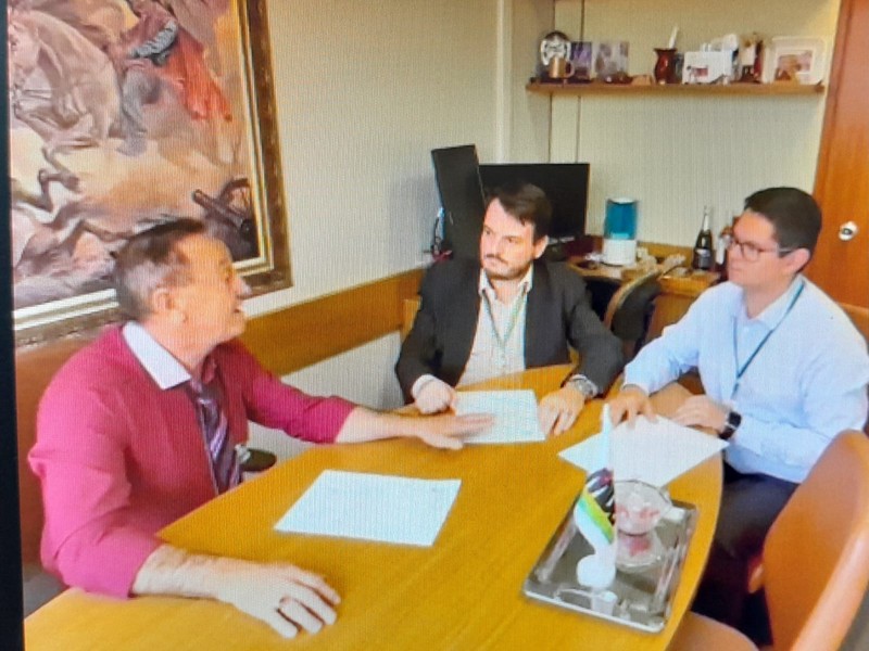 Vereador Milton Biasus viaja a Brasília em busca de recursos para o município