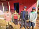 Vereador Vande visita família na comunidade de Linha Bom Retiro