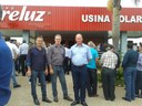 Vereadores de Liberato Salzano, participaram da solenidade de inauguração da usina solar Boa Vista.