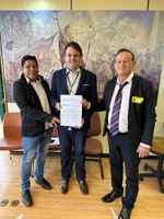 Vereadores viajam a Brasília em busca de recursos para o município de Liberato Salzano.